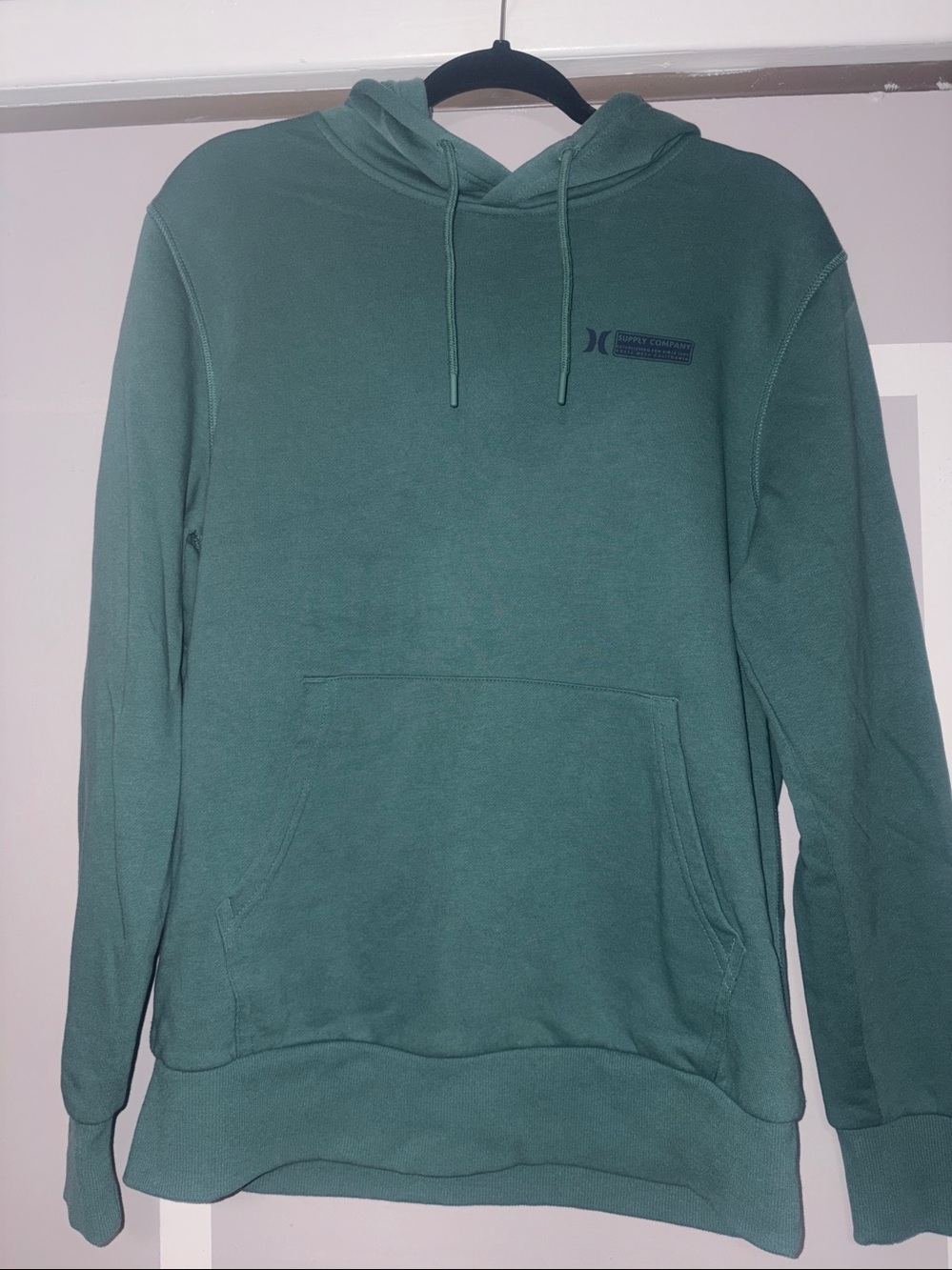 Hurley Supply Company Graphic Pullover Hoodie Green